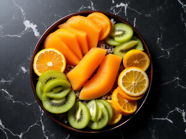 Modern corporate fruit platter
